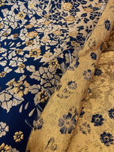 Carica l'immagine nel visualizzatore di Gallery, Jacquard misto seta giallo nero disegno degrade: €54/mtl