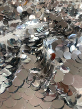 Carica l&#39;immagine nel visualizzatore di Gallery, Pailettes argento taglio unico 1.3m
