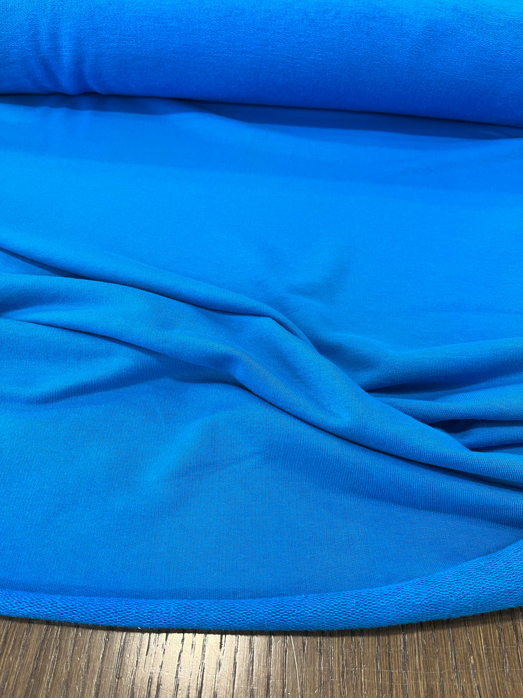 Felpa di cotone blu: 15€/m